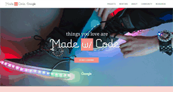 Desktop Screenshot of madewithcode.com