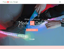 Tablet Screenshot of madewithcode.com